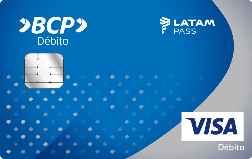 Tarjeta de débito Visa Clásica BCP Latam Pass