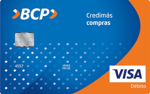 Tarjeta de débito Visa Clásica BCP