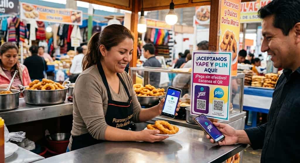 ¿Cómo cobrar por Yape o Plin sin cuenta bancaria? Guía para comerciantes y emprendedores